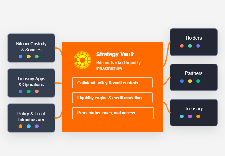 Strategy Vaults liquidity architecture